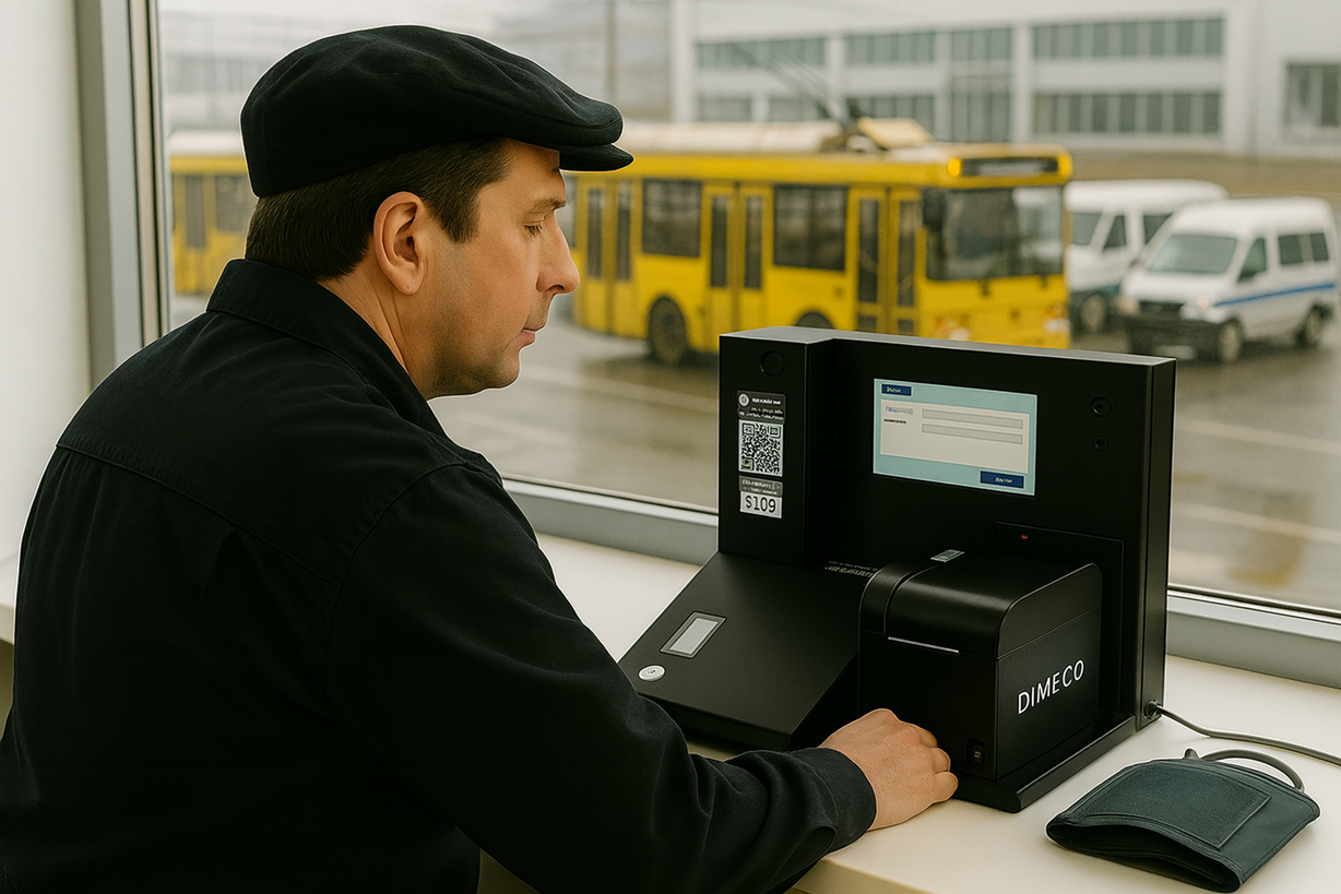 штамп предрейсового медосмотра